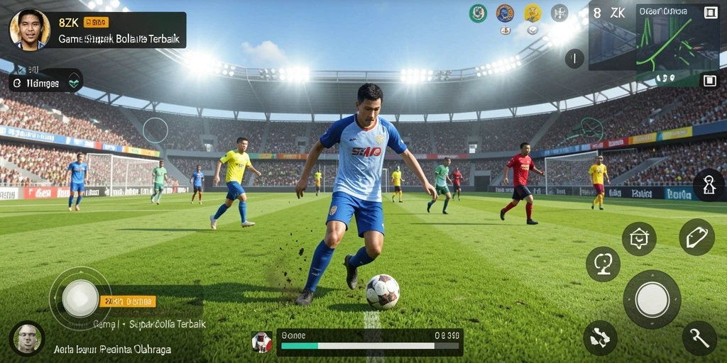 Gameplay mendebarkan dalam 8ZK dengan grafik menawan.