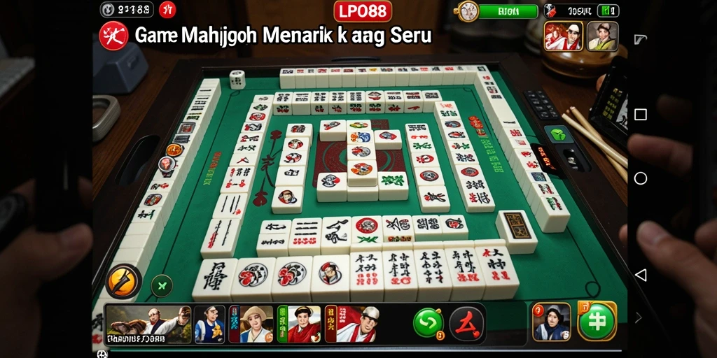 Screenshot gameplay LPO88 menampilkan suasana Mahjong yang menantang dan menarik.