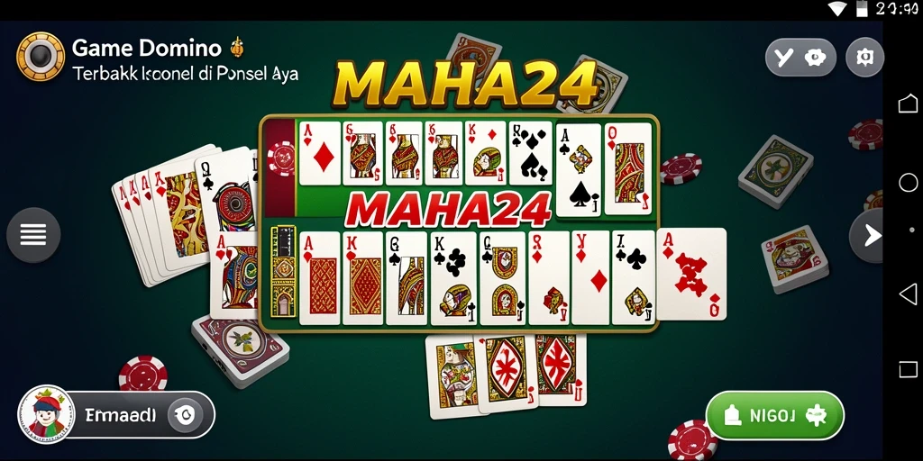 Tampilan screenshot gameplay Domino yang menarik dan interaktif.
