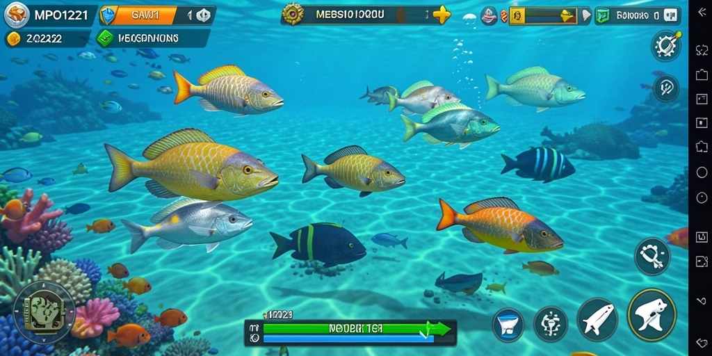 Tampilan menegangkan dalam game Tembak Ikan MPO1221.
