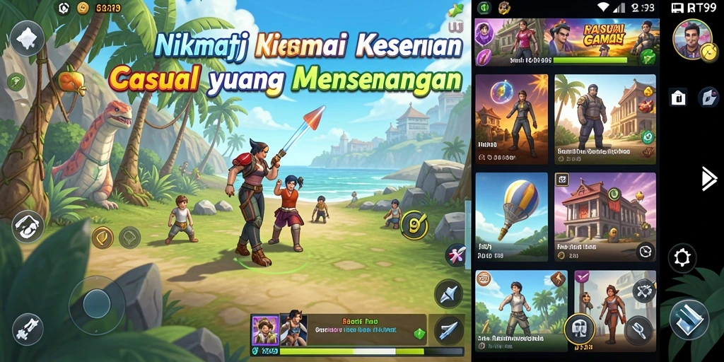 Gameplay seru dan menantang dari RT99 yang menghibur.
